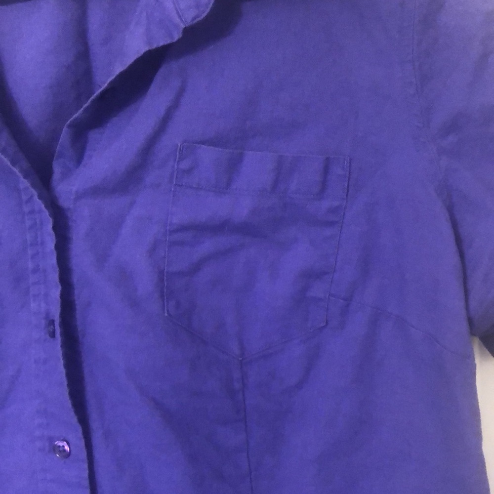 🇺🇸Lane Bryant Venezia purple button-up blouse, size 18/20 - Picture 4 of 4